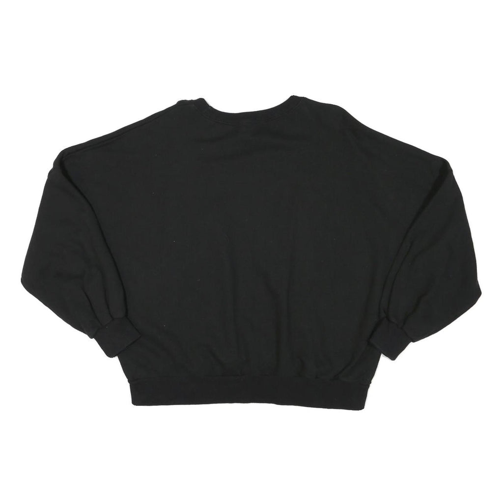 C&K Womens Black USA Graphic Crew Neck XL Cotton Blend Sweatshirt Pullover