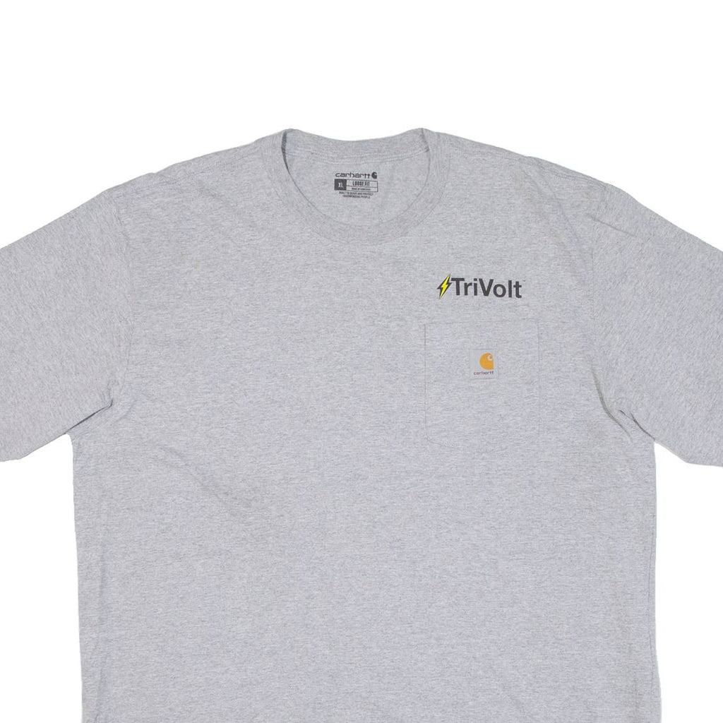 CARHARTT Loose Fit Mens T-Shirt Grey XL