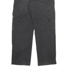 DICKIES Mens Cotton Blend Black Regular Straight Trousers W32 L30 Workwear Zip