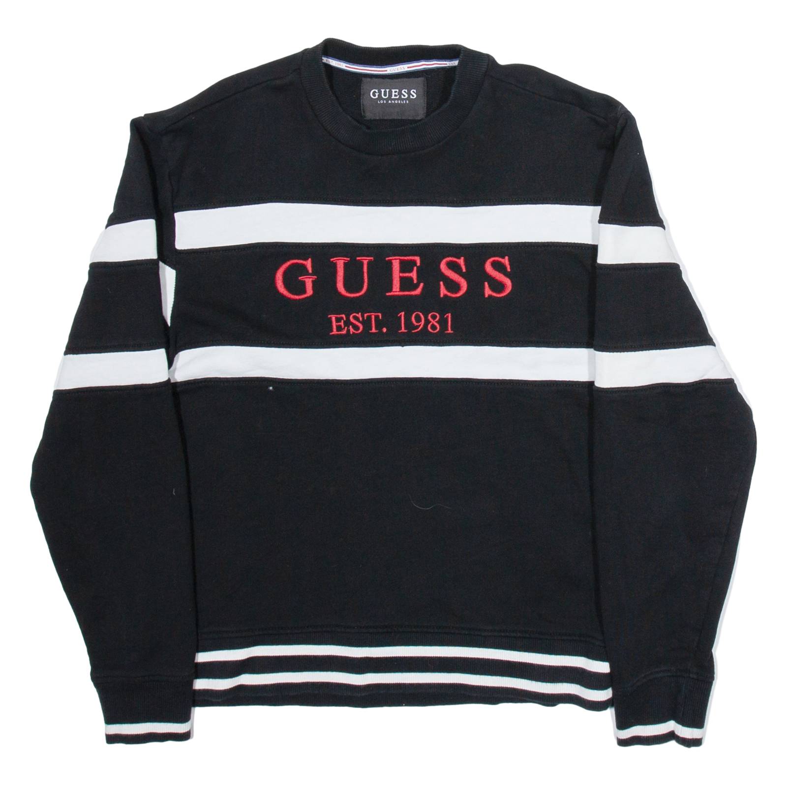 GUESS Womens Sweatshirt Black S