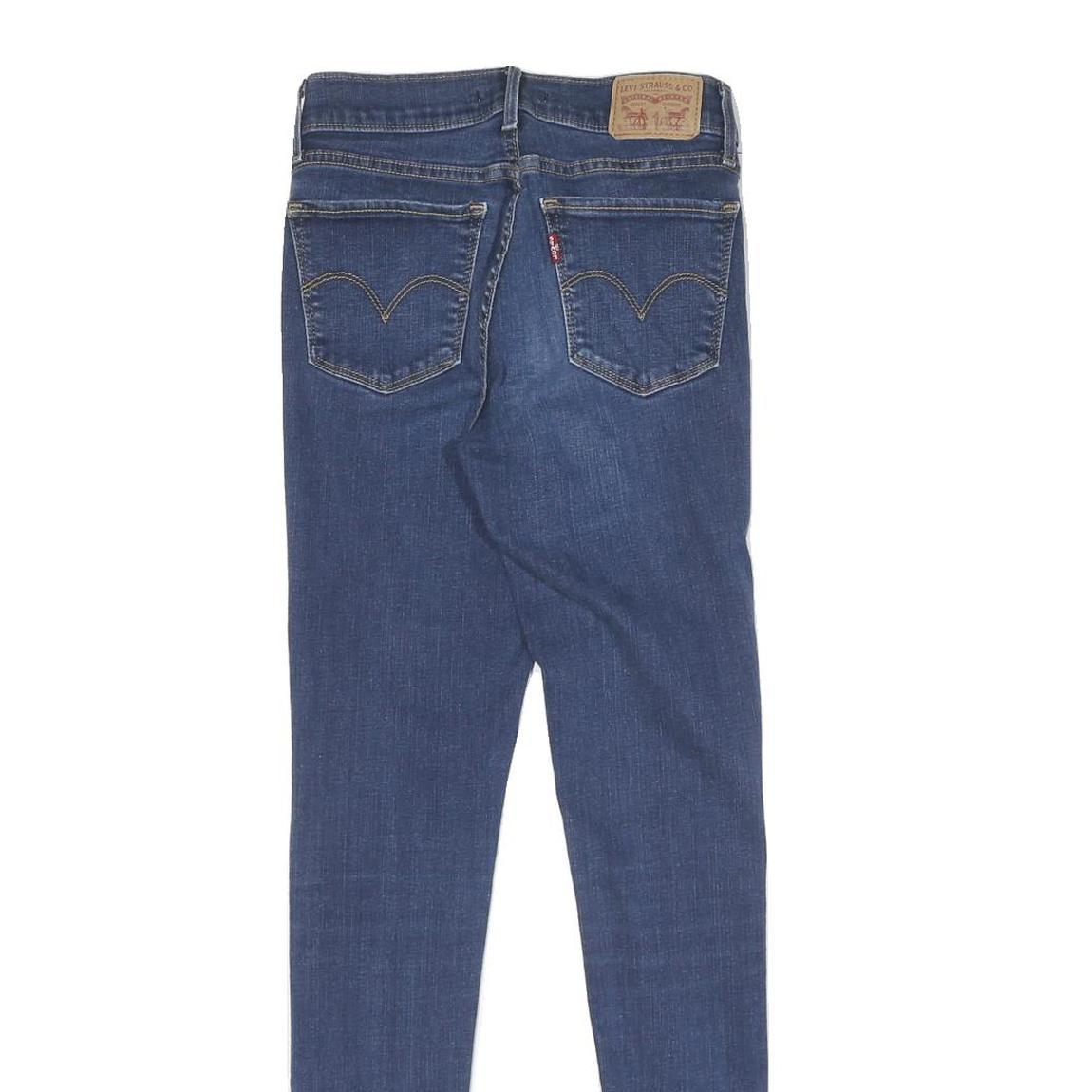 LEVI'S Womens Slim Blue Jeans Denim Medium W26 L30 Stretch Skinny