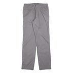 J.CREW Mens Regular Fit Grey Cotton Blend Zip Trousers W30 L32 Casual Classic