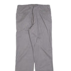 J.CREW Mens Regular Fit Grey Cotton Blend Zip Trousers W30 L32 Casual Classic