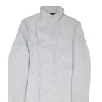 ZARA Mens Grey Wool Blend Slim Jacket S Plain Button Closure Contemporary