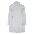 ZARA Mens Grey Wool Blend Slim Jacket S Plain Button Closure Contemporary