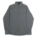 G-STAR Mens Grey Casual Shirt L Cotton Long Sleeve Button Collar