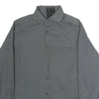 G-STAR Mens Grey Casual Shirt L Cotton Long Sleeve Button Collar