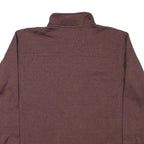 THE NORTH FACE Mens Maroon & Grey Outdoor Jacket M Polyester Blend Zip