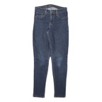 LEVI'S Womens Slim Blue Denim Skinny Jeans W27 L30 Classic Cotton Blend Zip