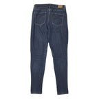 LEVI'S Womens Slim Blue Denim Skinny Jeans W27 L30 Classic Cotton Blend Zip
