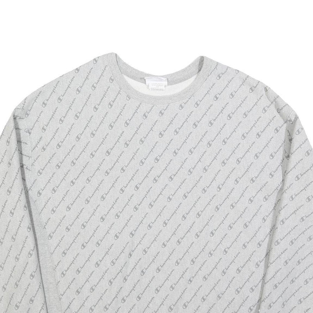 CHAMPION REVERSE WEAVE Womens Grey Sweatshirt 2XL Crew Neck Cotton Blend