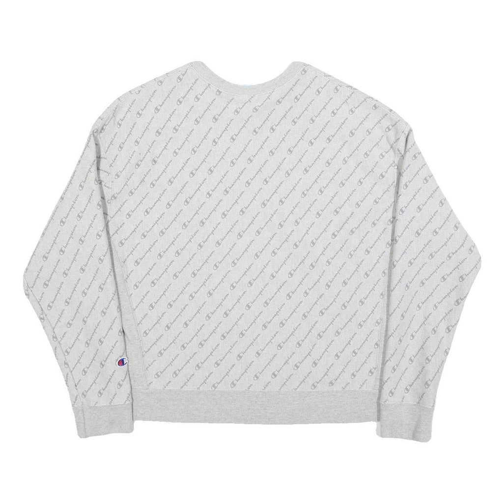 CHAMPION REVERSE WEAVE Womens Grey Sweatshirt 2XL Crew Neck Cotton Blend