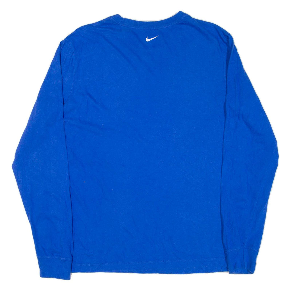 NIKE Carmel Football Club Mens T-Shirt Blue Long Sleeve USA M