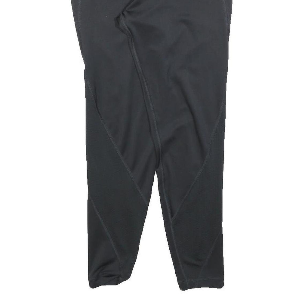 REEBOK Womens Joggers Black M W26 L27 Polyester Blend Slim Tapered Fit