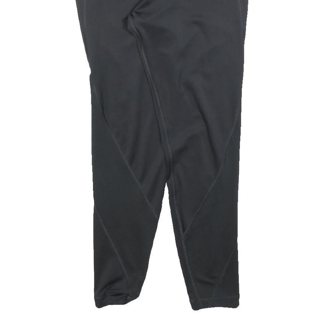 REEBOK Womens Joggers Black M W26 L27 Polyester Blend Slim Tapered Fit