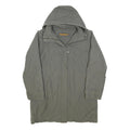 TIMBERLAND Mens Grey Cotton Blend Jacket XS Hooded Zip Casual Outdoor