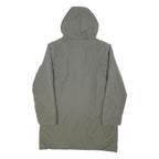 TIMBERLAND Mens Grey Cotton Blend Jacket XS Hooded Zip Casual Outdoor