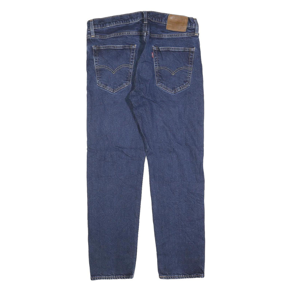 LEVI'S 502 Mens Jeans Blue Slim Straight Denim Medium W34 L27 Classic Fit