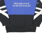 PRO TOUCH Mens Blue & Black Sports Jacket L Polyester Blend Zip Athletic Fit