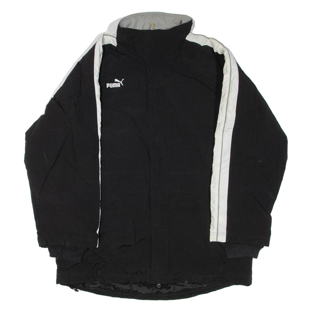 PUMA Mens Jacket Black Nylon XL