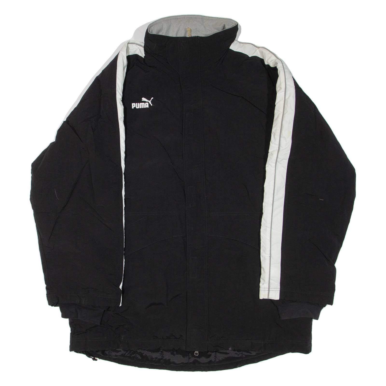 PUMA Mens Jacket Black Nylon XL