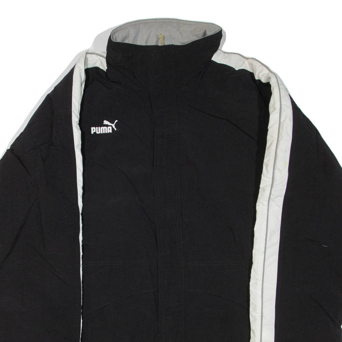 PUMA Mens Jacket Black Nylon XL