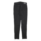 LEVI'S 711 Womens Slim Black Denim Raw W27 L30 Stretch Slim Fit Jeans