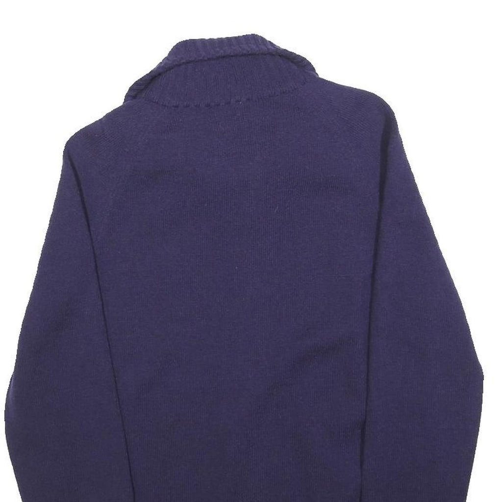LACOSTE Boys Blue Plain Pullover Crew Neck Basic Knit L Jumper