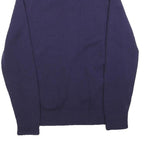 LACOSTE Boys Blue Plain Pullover Crew Neck Basic Knit L Jumper