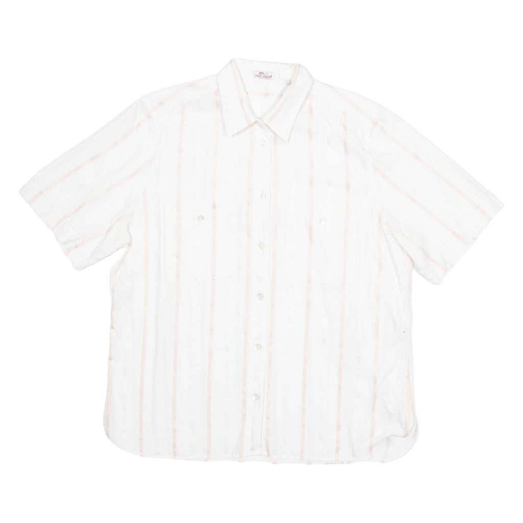 VAN LAACK Womens Shirt White Striped M