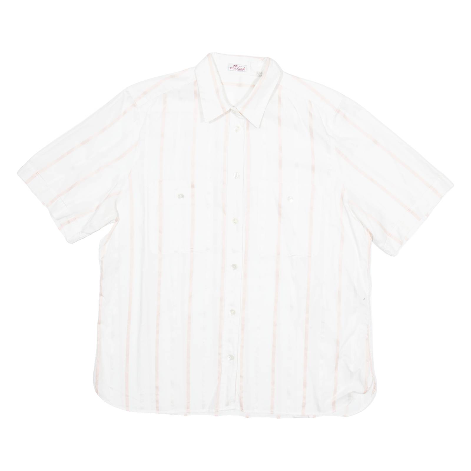 VAN LAACK Womens Shirt White Striped M