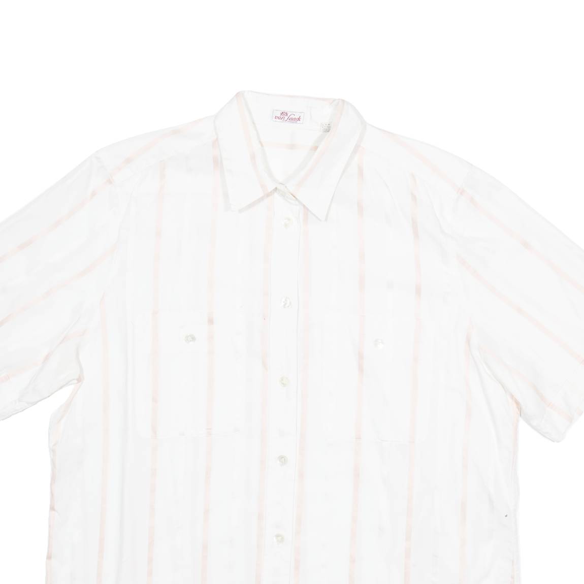 VAN LAACK Womens Shirt White Striped M