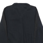 PUMA Mens Black Zip Jacket S Cotton Blend Plain Sportswear Casual Tracksuit