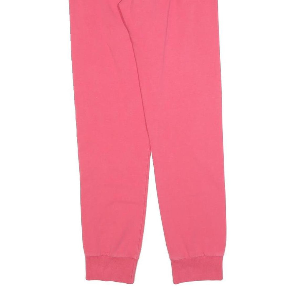 CHAMPION Womens Joggers Pink M W28 L30 Cotton Blend Slim Tapered Fit Drawstring