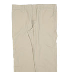 DICKIES Mens Cotton Blend Beige Relaxed Straight Trousers W40 L32 Workwear