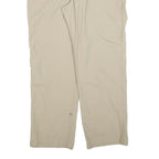 DICKIES Mens Cotton Blend Beige Relaxed Straight Trousers W40 L32 Workwear