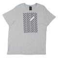 ADIDAS Mens Grey Graphic T-Shirt M Short Sleeve Crew Neck Cotton Blend Casual