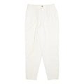 ESSENTIALS Womens Cotton Blend White Regular Fit Straight Trousers W28 L30