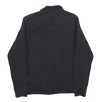 NIKE Mens Black Jacket S Cotton Blend Plain Zip Sports Casual Fitness Wear