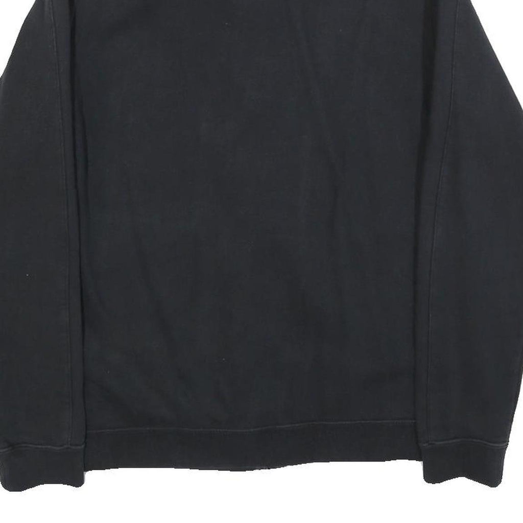 NIKE Mens Black Jacket S Cotton Blend Plain Zip Sports Casual Fitness Wear