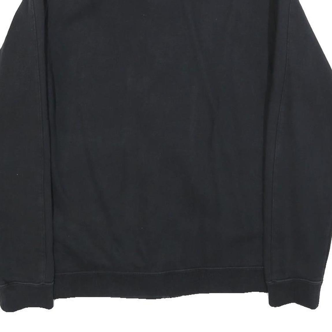 NIKE Mens Black Jacket S Cotton Blend Plain Zip Sports Casual Fitness Wear