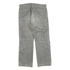 MEMORY SPECIAL Mens Regular Fit Straight Grey Denim Cotton Blend W34 L30 Casual