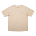 CARHARTT Mens Beige Speckled T-Shirt XL Short Sleeve Crew Neck Pocket Logo