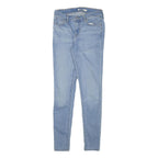 LEVI'S 710 Womens Slim Skinny Light Denim Jeans W26 L29 Classic Zip Cotton Blend