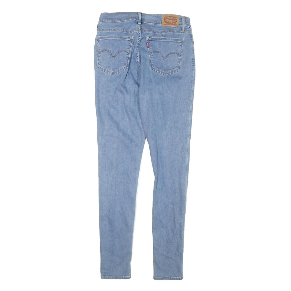 LEVI'S 710 Womens Slim Skinny Light Denim Jeans W26 L29 Classic Zip Cotton Blend