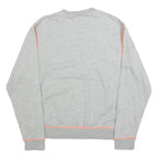 NIKE Mens Grey Sweatshirt Crew Neck M Just Do It Graphic Sportswear Casual