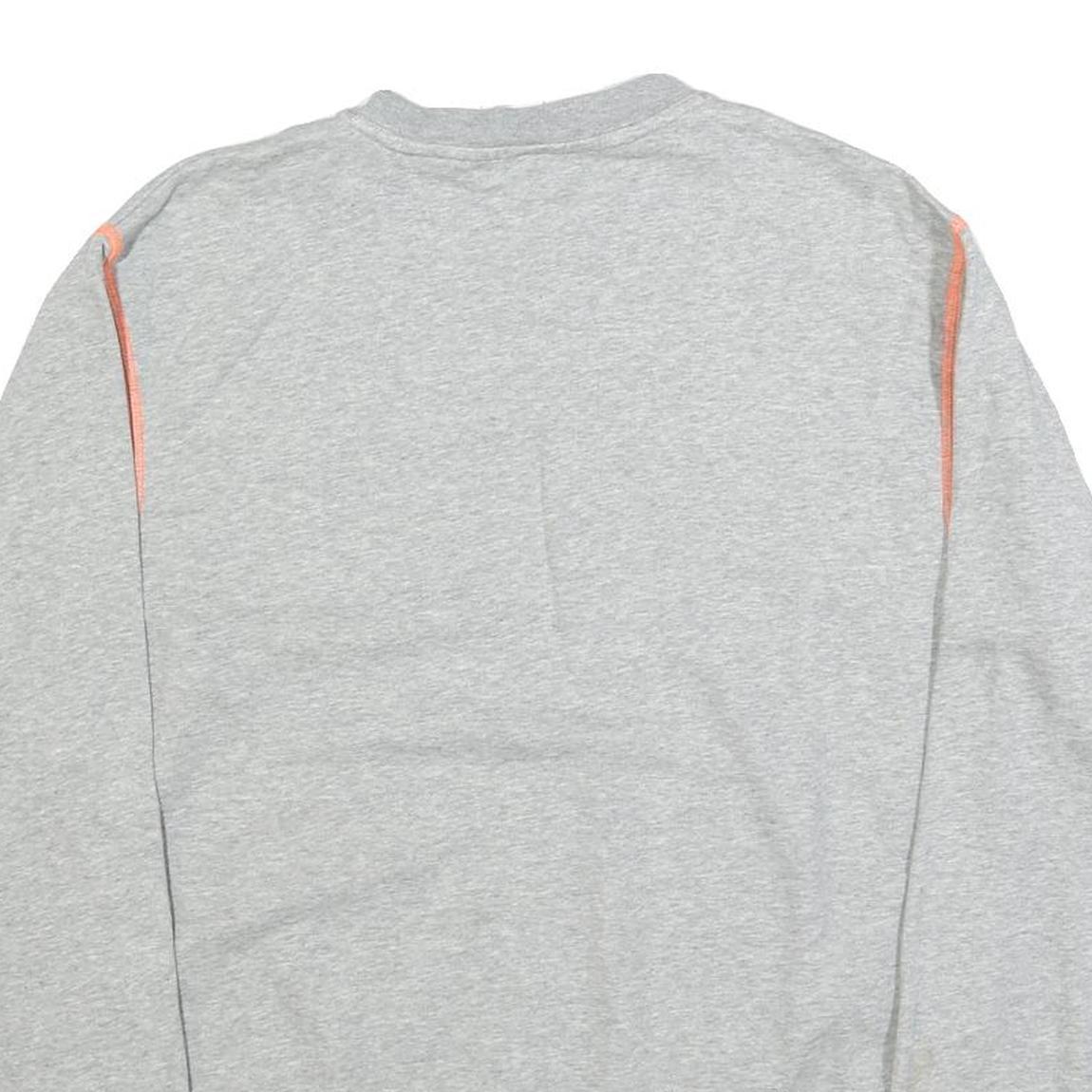NIKE Mens Grey Sweatshirt Crew Neck M Just Do It Graphic Sportswear Casual
