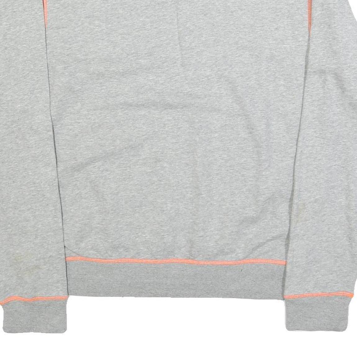 NIKE Mens Grey Sweatshirt Crew Neck M Just Do It Graphic Sportswear Casual
