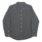 RALPH LAUREN Mens Black White Check Shirt XL Long Sleeve Button Cotton