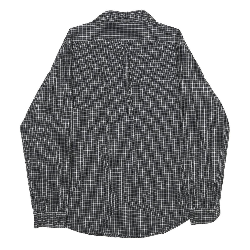 RALPH LAUREN Mens Black White Check Shirt XL Long Sleeve Button Cotton